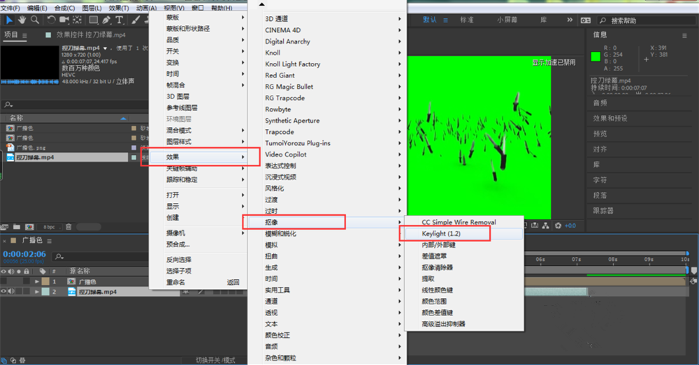 如何实现抠取绿幕视频？用Adobe After Effects就行了