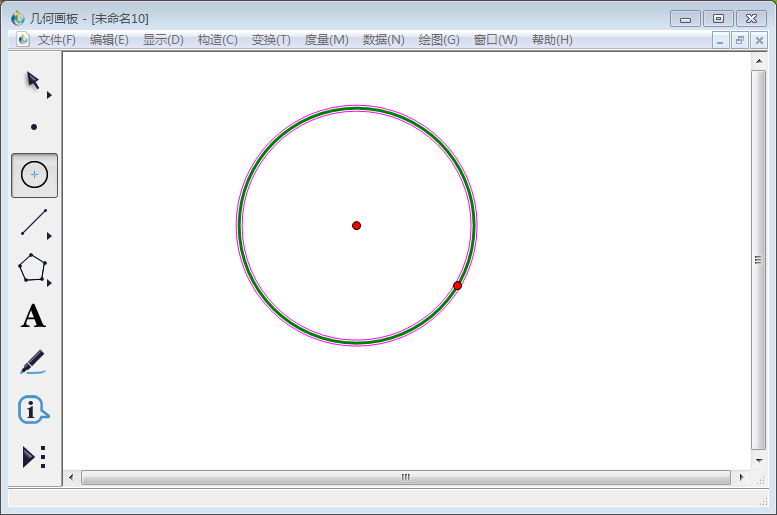 几何画板实操教学，如何利用n等分角工具等分圆？