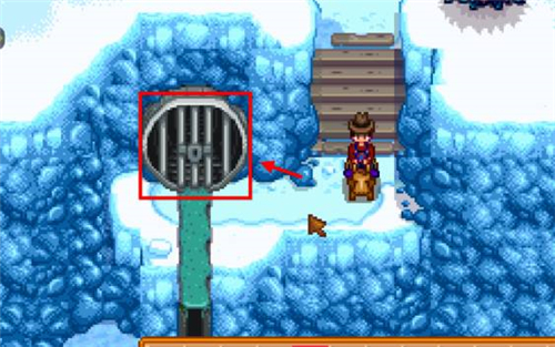 星露谷物语下水道屏障怎么进