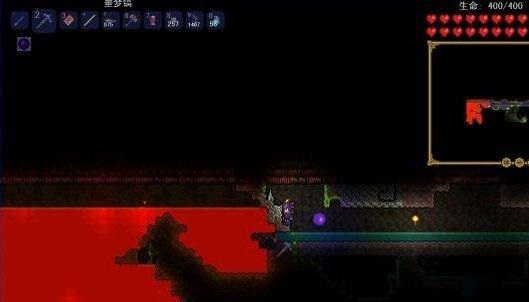 泰拉瑞亚怎么挖黑曜石