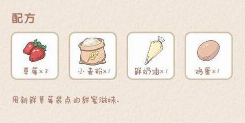 小森生活草莓蛋糕怎么解锁