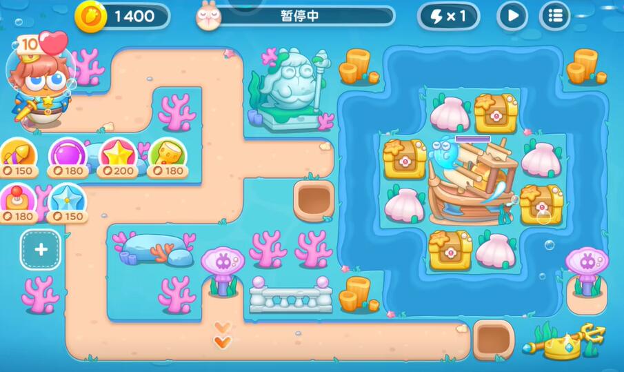 保卫萝卜4海的闺女第85关攻略