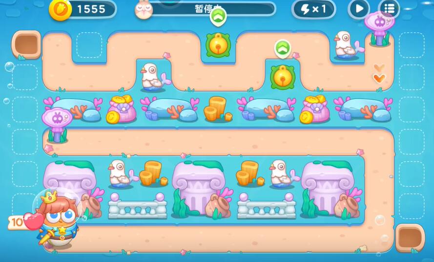 保卫萝卜4海的闺女第117关攻略