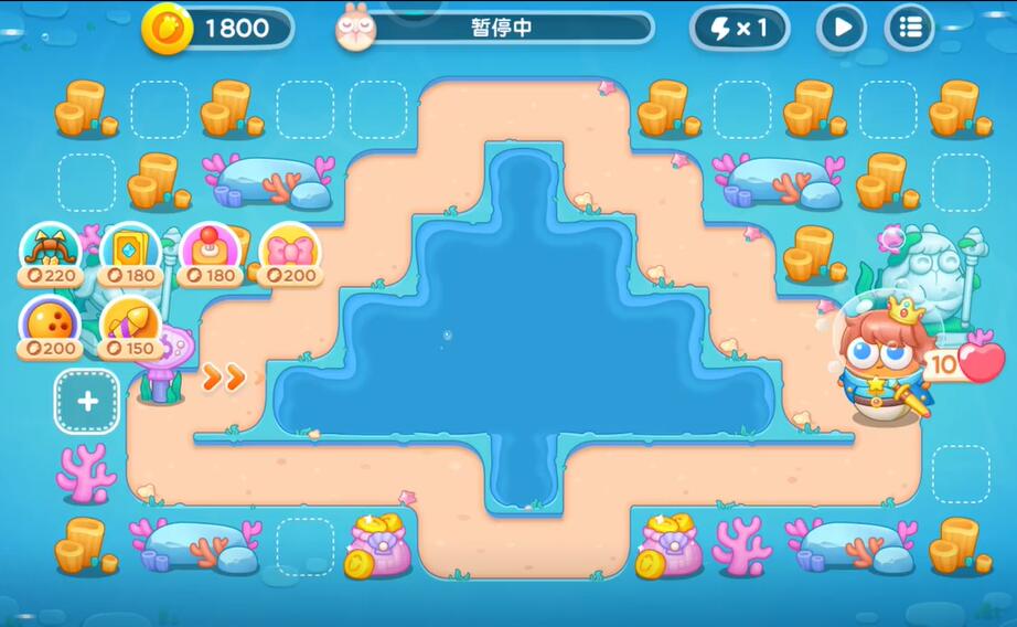 保卫萝卜4海的闺女第109关攻略