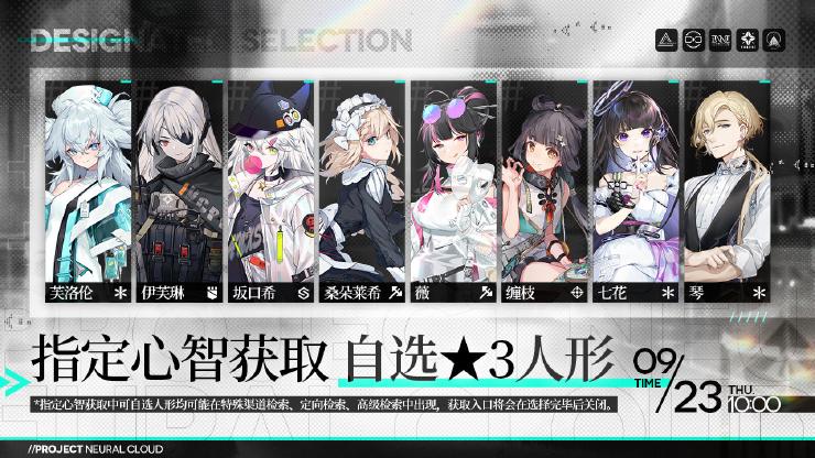 少女前线云图计划自选三星角色推荐