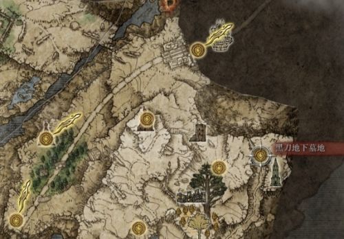 《艾尔登法环》黑刀地下墓地铁门开启方法分享