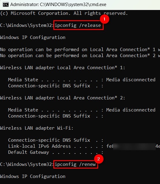 win11怎么重新获取IP地址?win11重新获取IP命令介绍