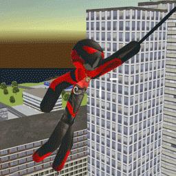 火柴人蜘蛛英雄3代绳索侠游戏下载v5.0 安卓版