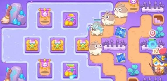 保卫萝卜4阿波与魔法宝藏第101关通关攻略