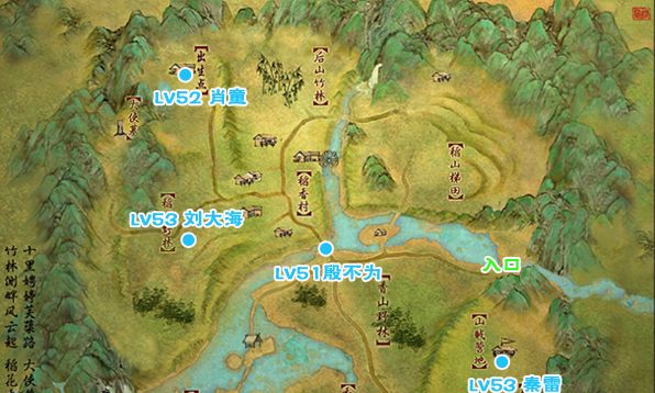 剑网3风雨稻香村boss有哪些 风雨稻香村boss位置一览