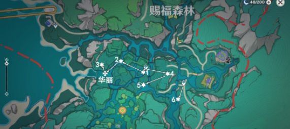 原神 赐福森林纸蛙跳远解谜攻略