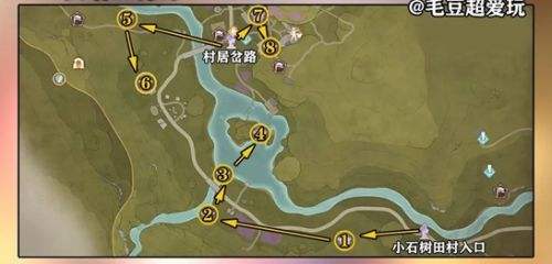 《无限暖暖》小石树田村奇想星位置大全|26个奇想星全收集指南