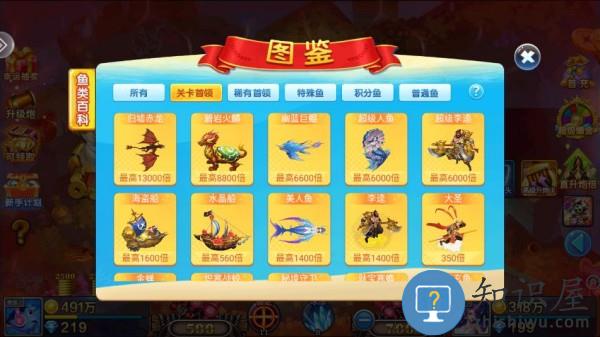 小玛丽捕鱼鱼类图鉴